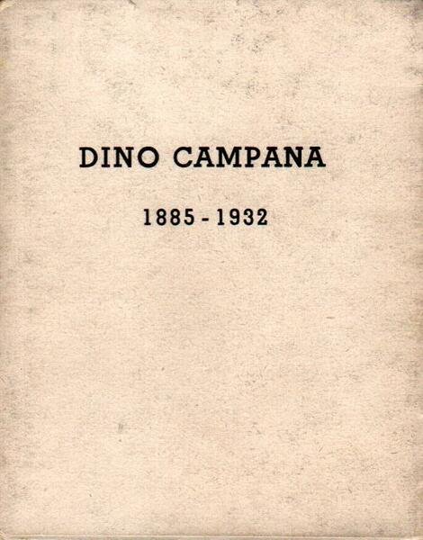 Dino Campana 1885-1932