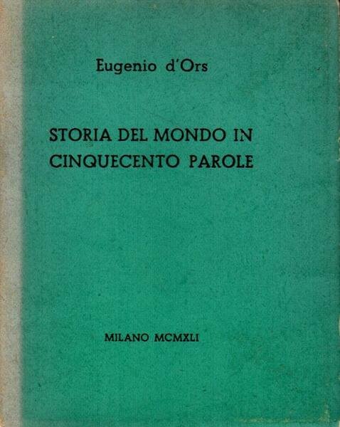 Storia del mondo in cinquecento parole