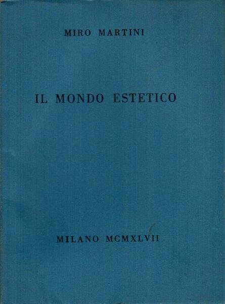 Il mondo estetico