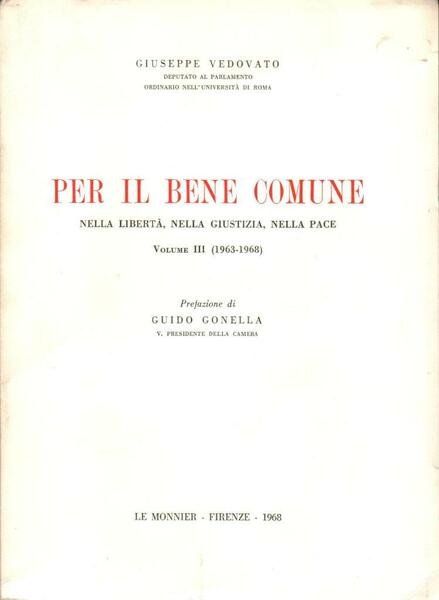 Per il bene comune. Vol. III