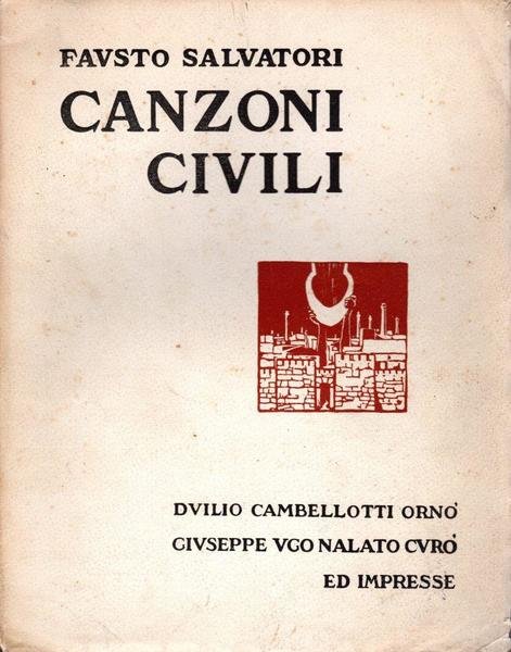 Canzoni civili (dedica autore)