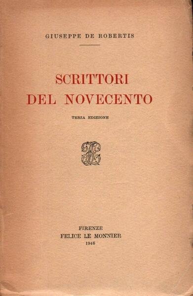 Scrittori del Novecento