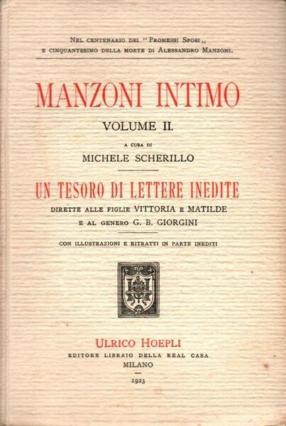 Manzoni intimo. Vol. II