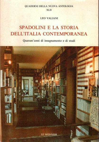 Spoadolini e la storia dell'italia contemporanea