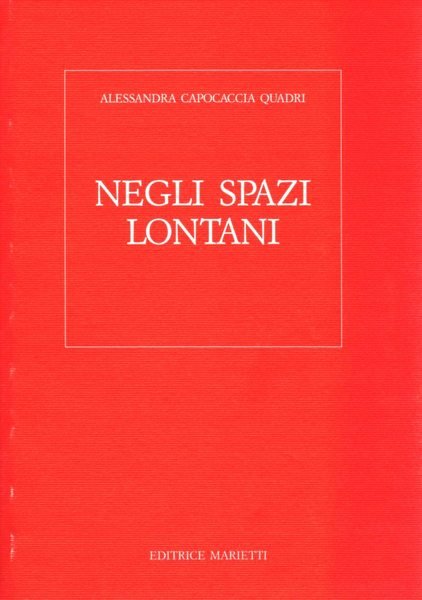 Negli spazi lontani (dedica dell'autrice a Minnie Alzona)