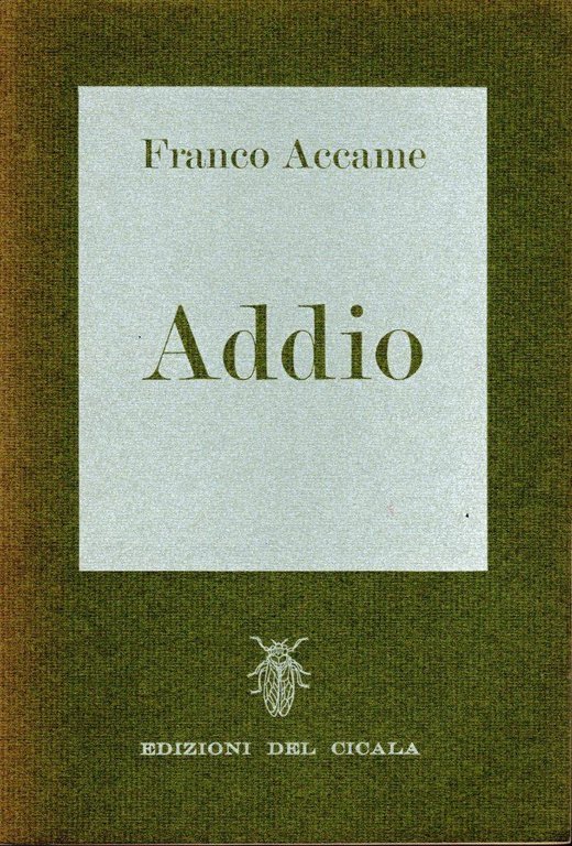 Addio (dedica dell'autore)