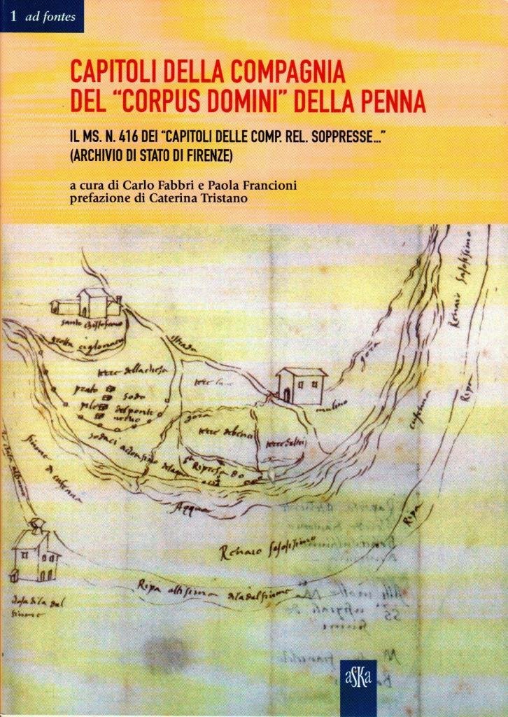 Capitoli della compagnia del corpus domini della penna