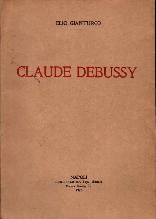 Claude Debussy (dedica autore)
