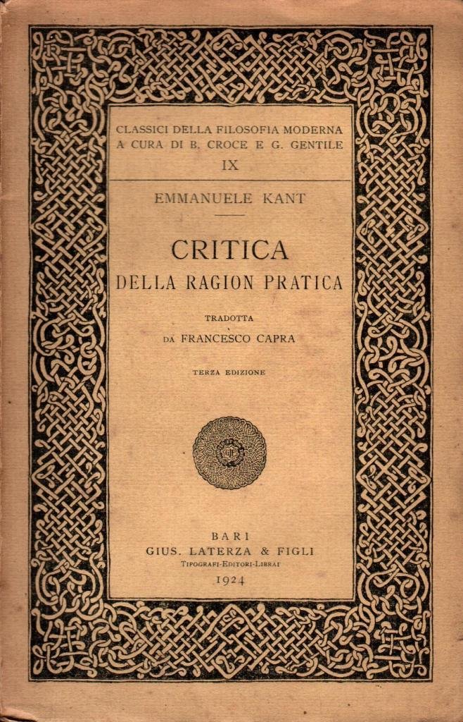 Critica della ragion pratica