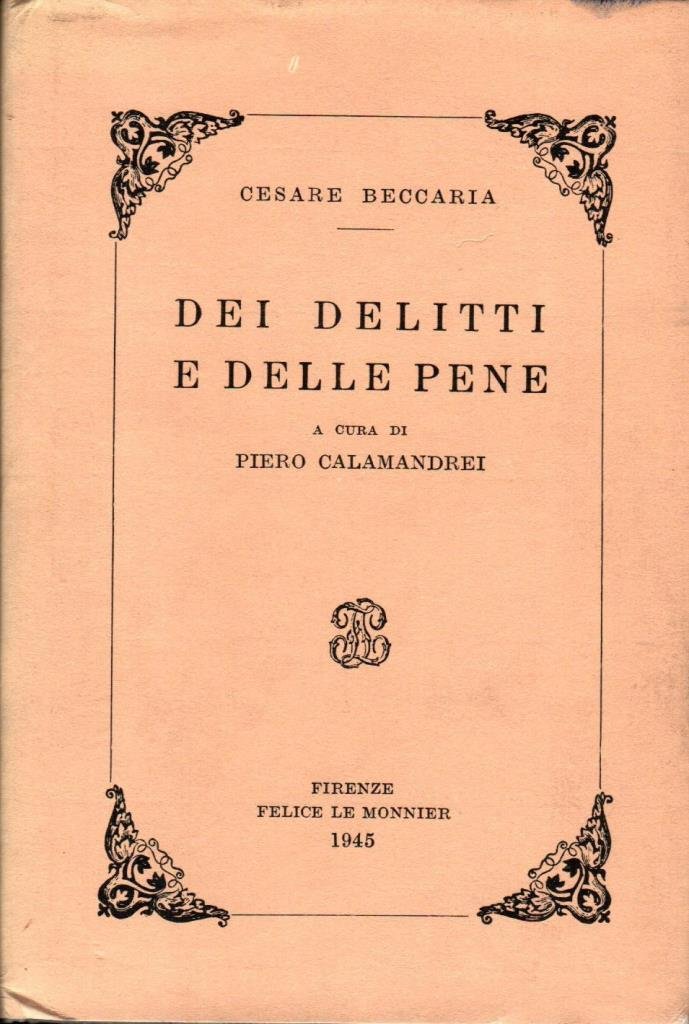 Dei delitti e delle pene