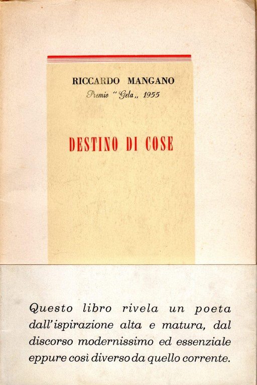 Destino di cose (dedica dell'autore)