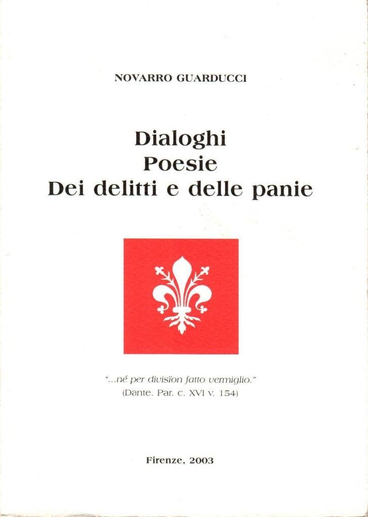 Dialoghi Poesie Dei delitti e delle panie