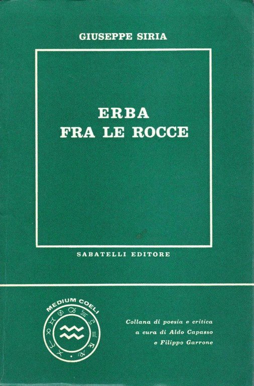 Erba fra le rocce (dedica dell'autore)