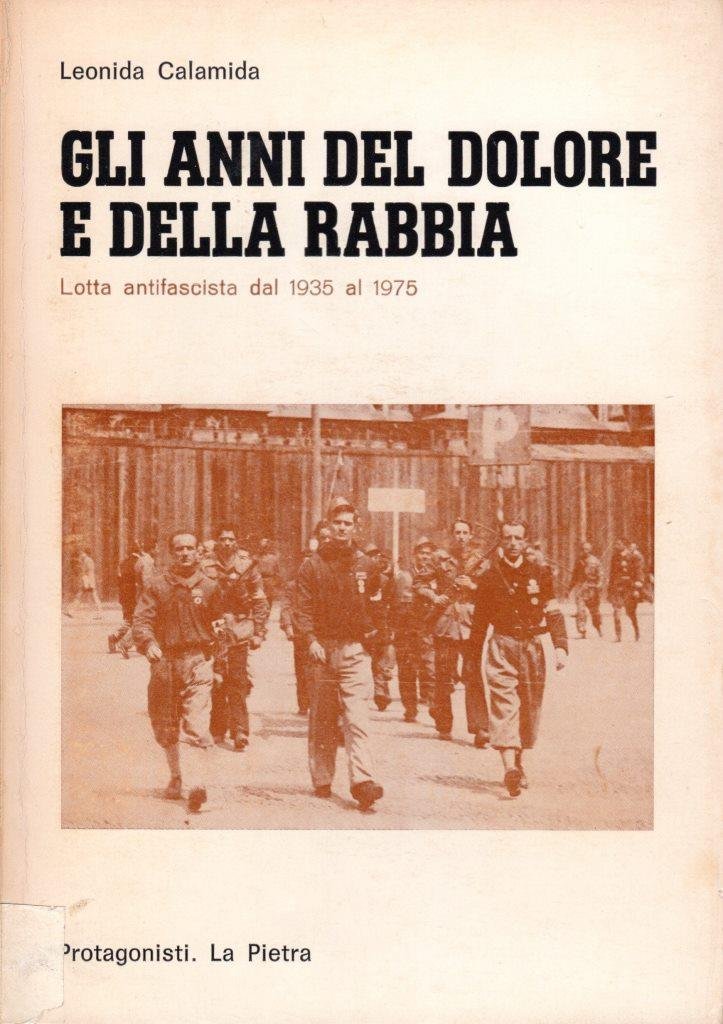 Gli anni del dolore e della rabbia (dedica dell'autore)