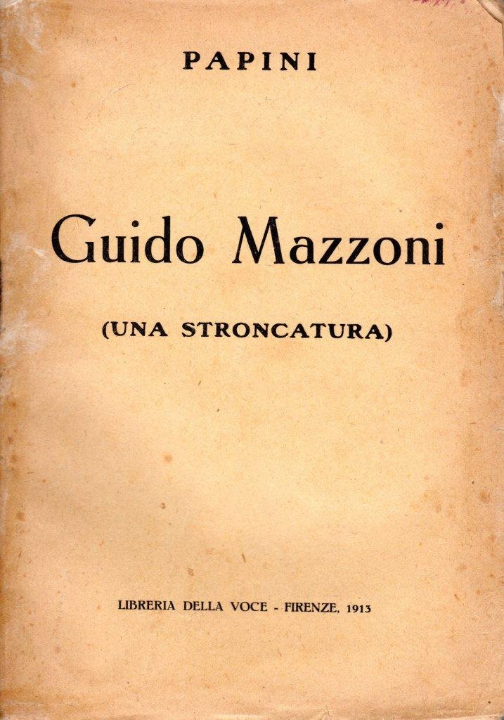 Guido Mazzoni (una stroncatura)