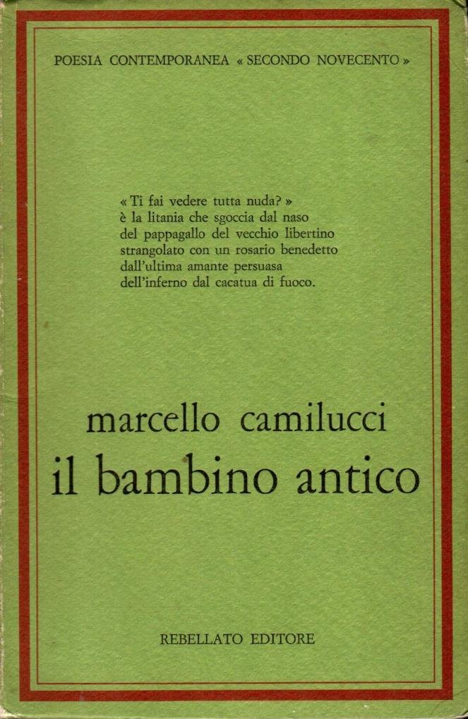 Il bambino antico (dedica dell'autore)