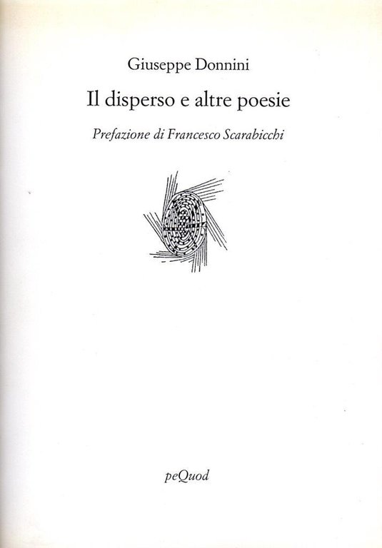 Il disperso e altre poesie