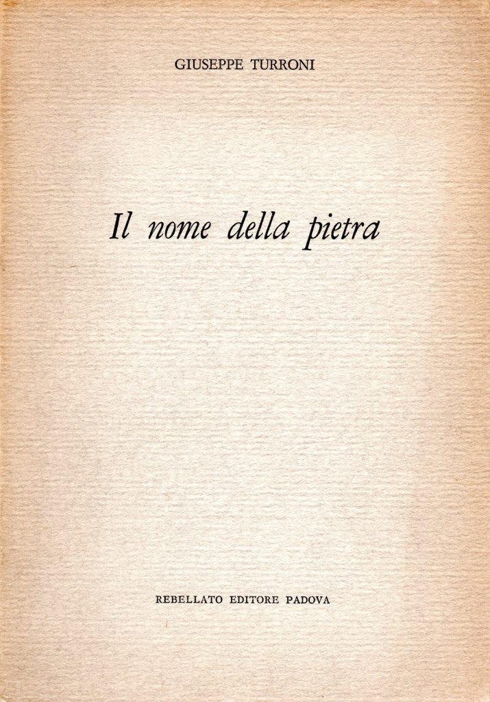 Il nome della pietra (dedica dell'autore)