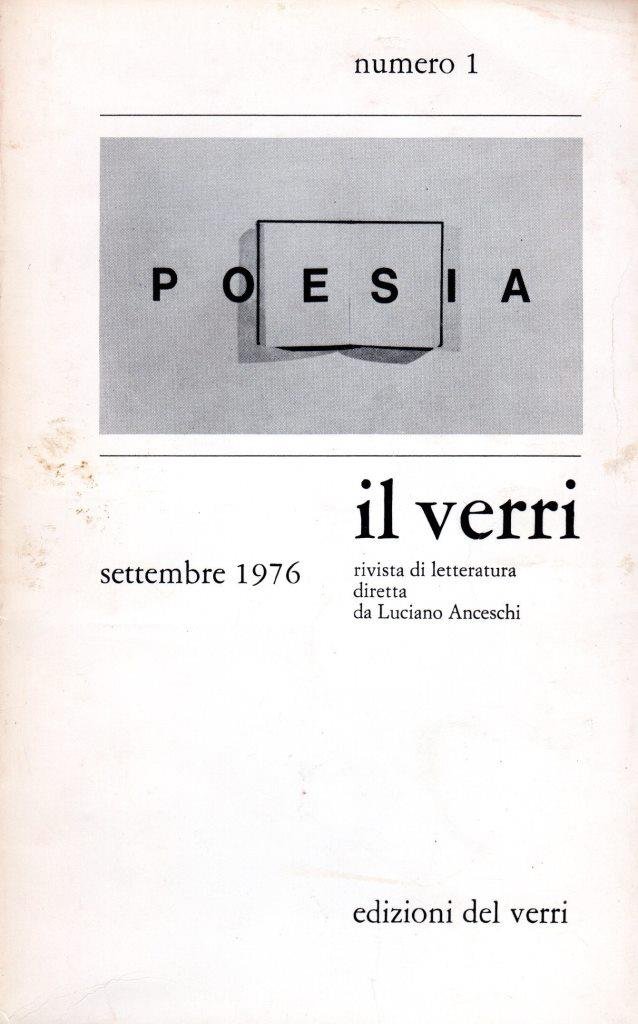 Il Verri n. 1. Sesta serie