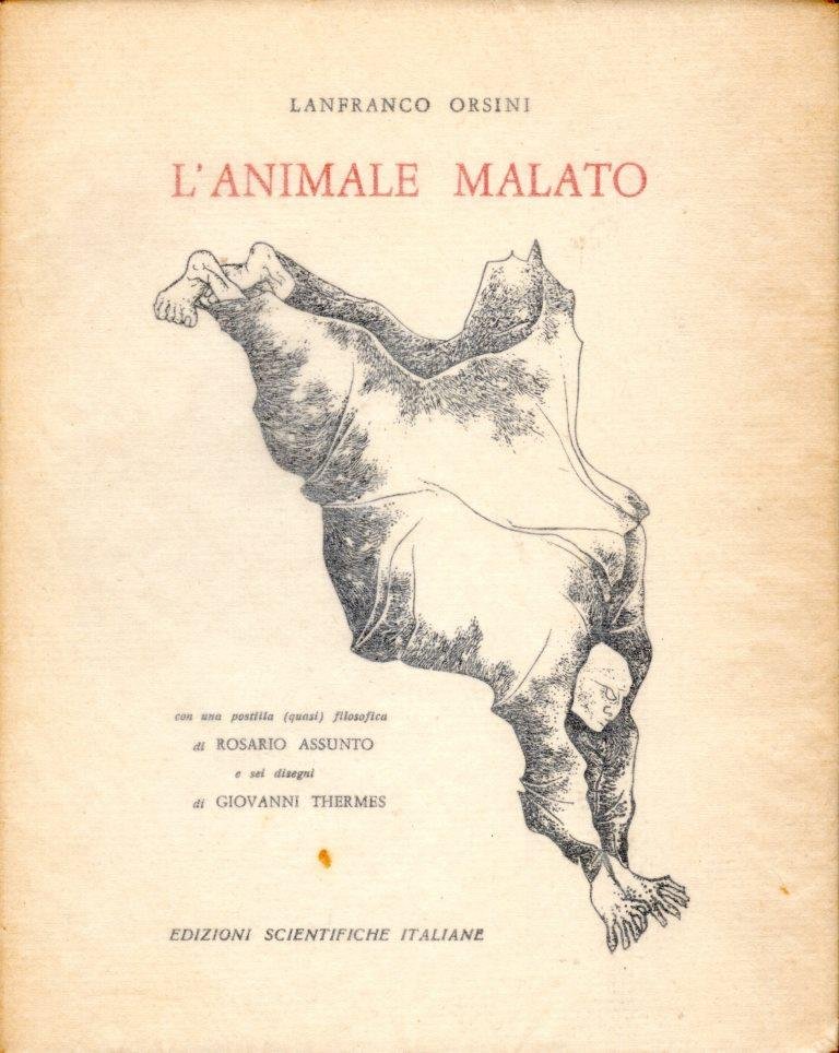 L'animale malato (dedica dell'autore a Minnie Alzona)