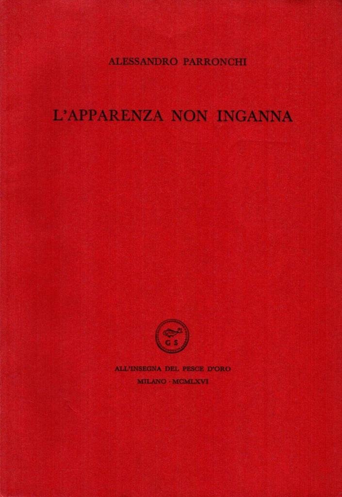 L'apparenza non inganna