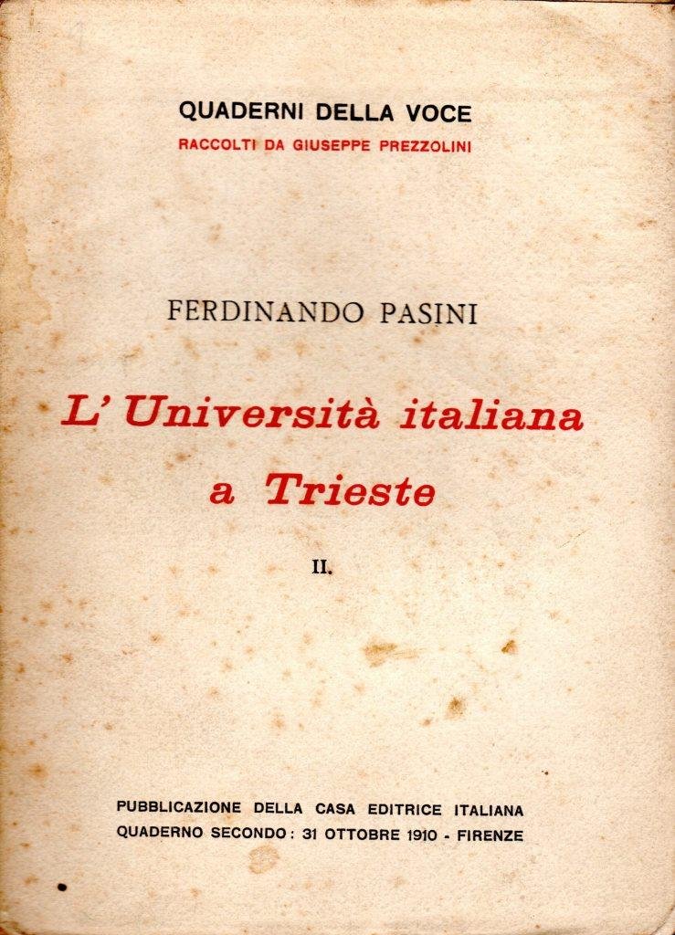 L'Università italiana a Trieste