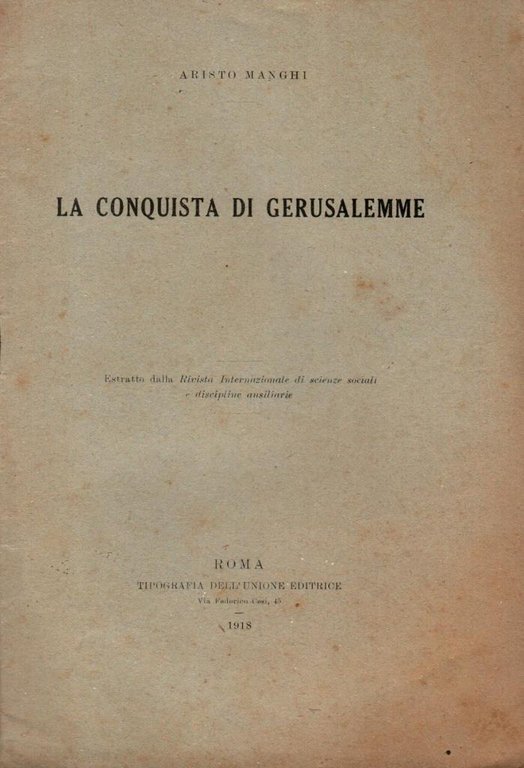 La conquista di Gerusalemme