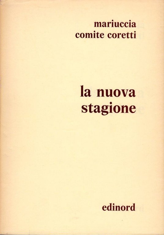 La nuova stagione (firma dell'autrice)