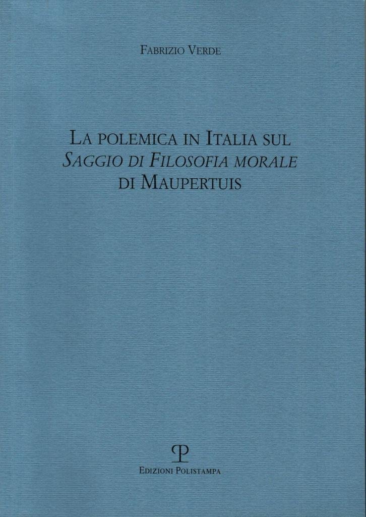 La polemica in Italia sul saggio di filosofia morale di …