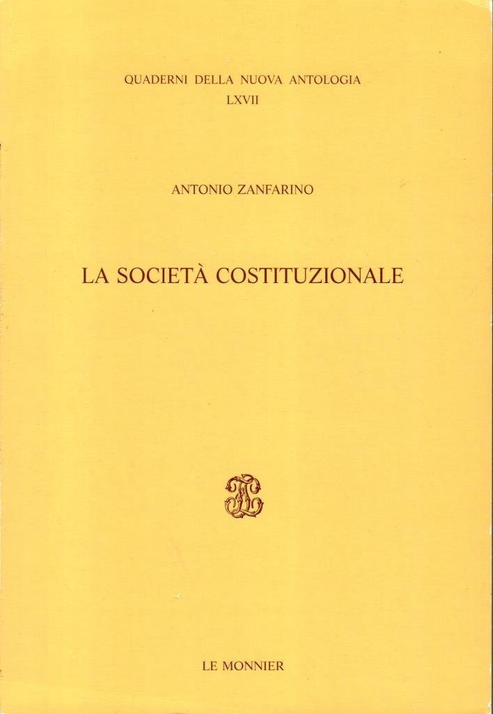 La società costituzionale