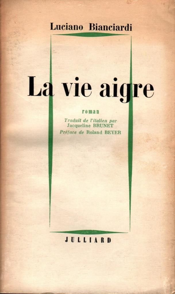 La vie aigre (dedica traduttrice)