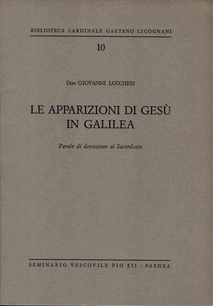 Le apparizioni di Ges˘ in Galilea