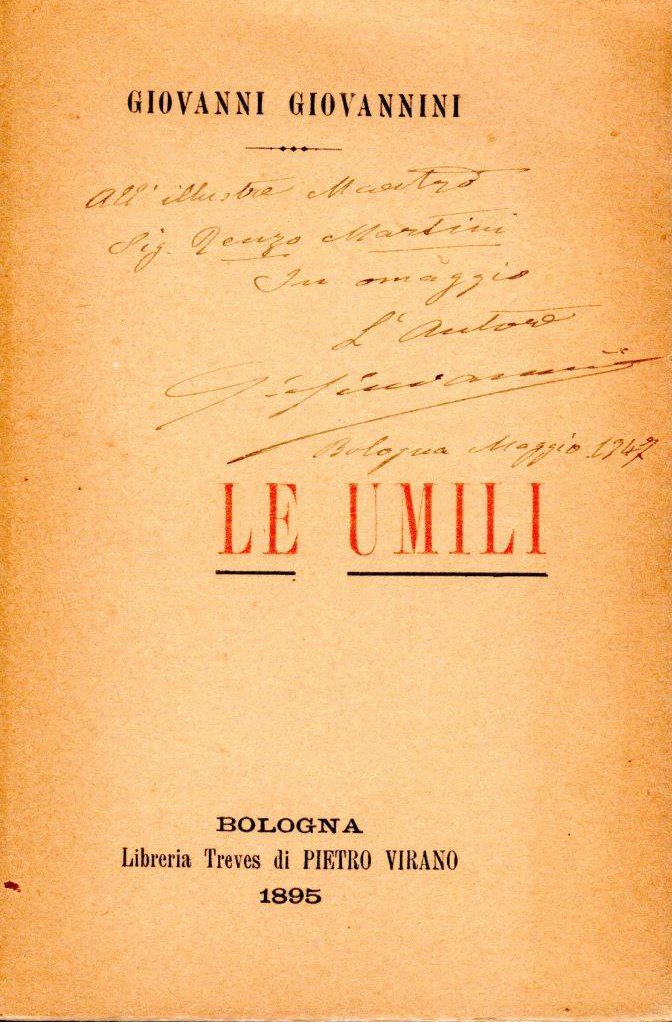 Le umili (dedica dell'autore)