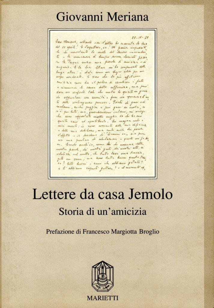 Lettere da casa Jemolo (firma dell'autore)