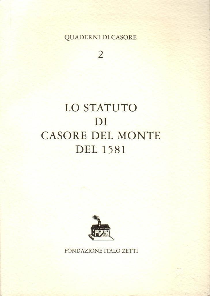 Lo statuto di Casore del Monte del 1581