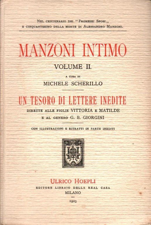 Manzoni intimo. Vol. II