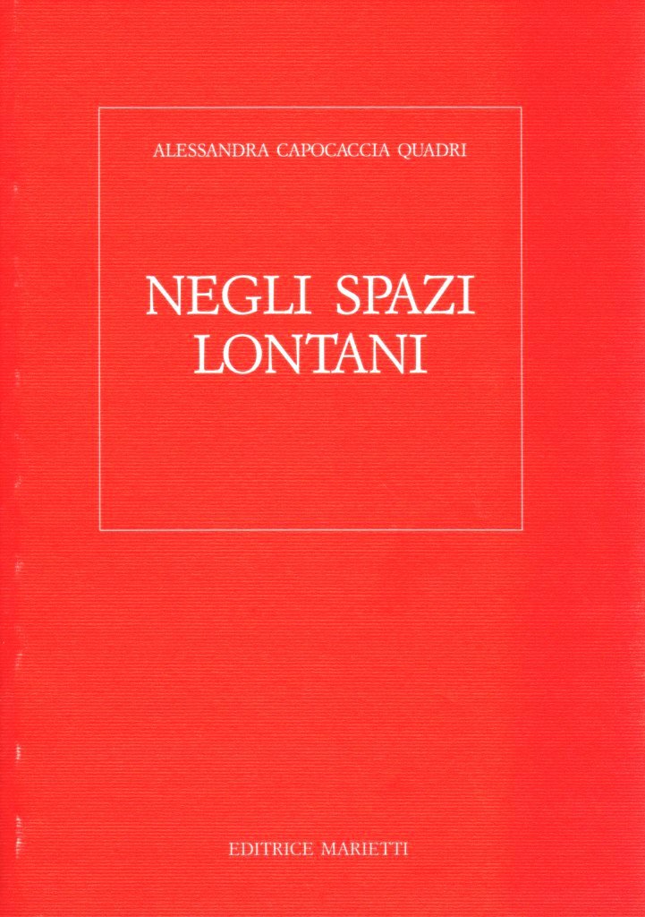 Negli spazi lontani (dedica dell'autrice a Minnie Alzona)