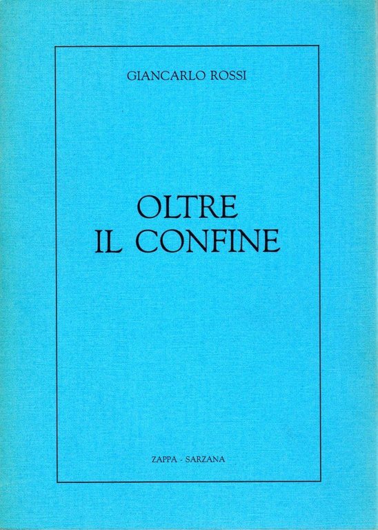 Oltre il confine (dedica dell'autore a Minnie Alzona)