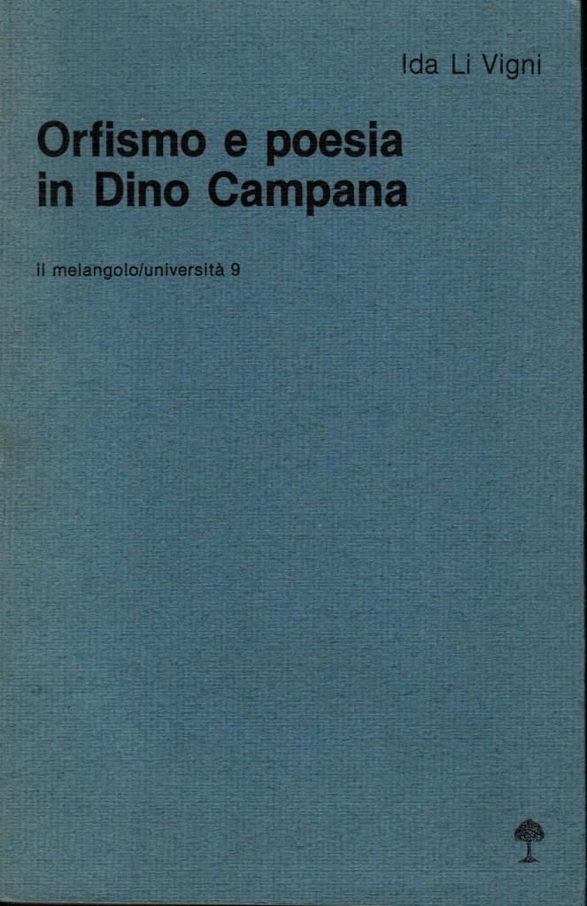 Orfismo e poesia in Dino Campana