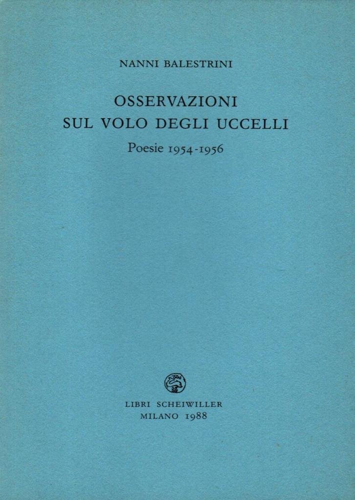Osservazioni sul volo degli uccelli