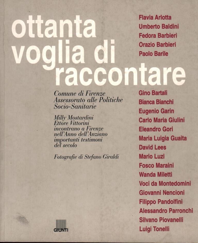 Ottanta voglia di raccontare