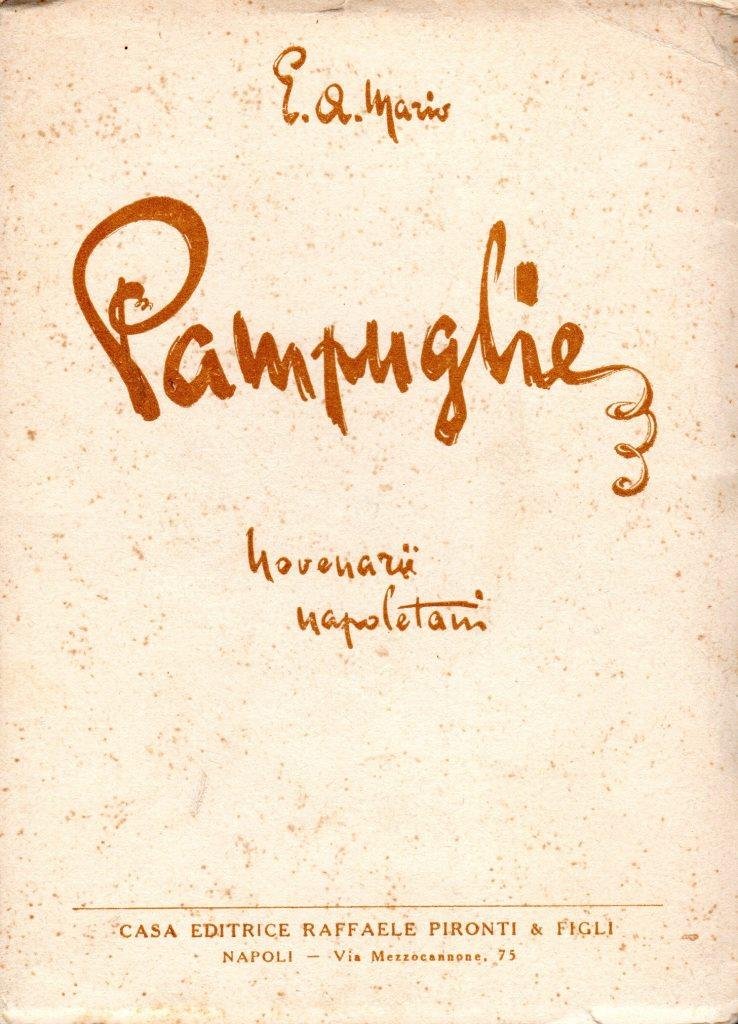 Pampuglie. Novenari napoletani (dedica dell'autore a Enrico Vallecchi)