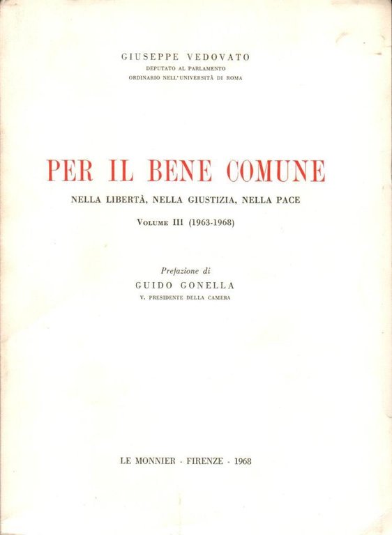 Per il bene comune. Vol. III