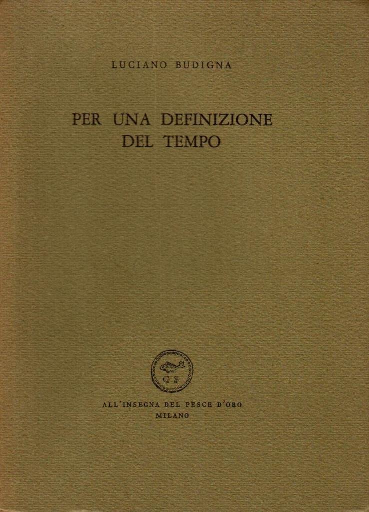 Per una definizione del tempo