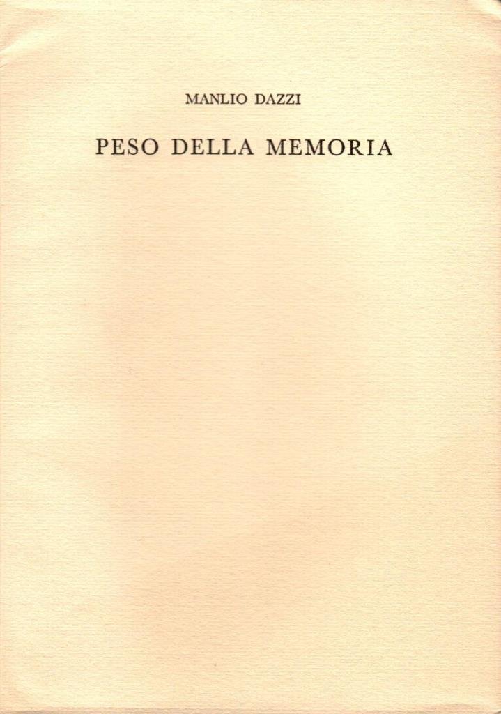 Peso della memoria