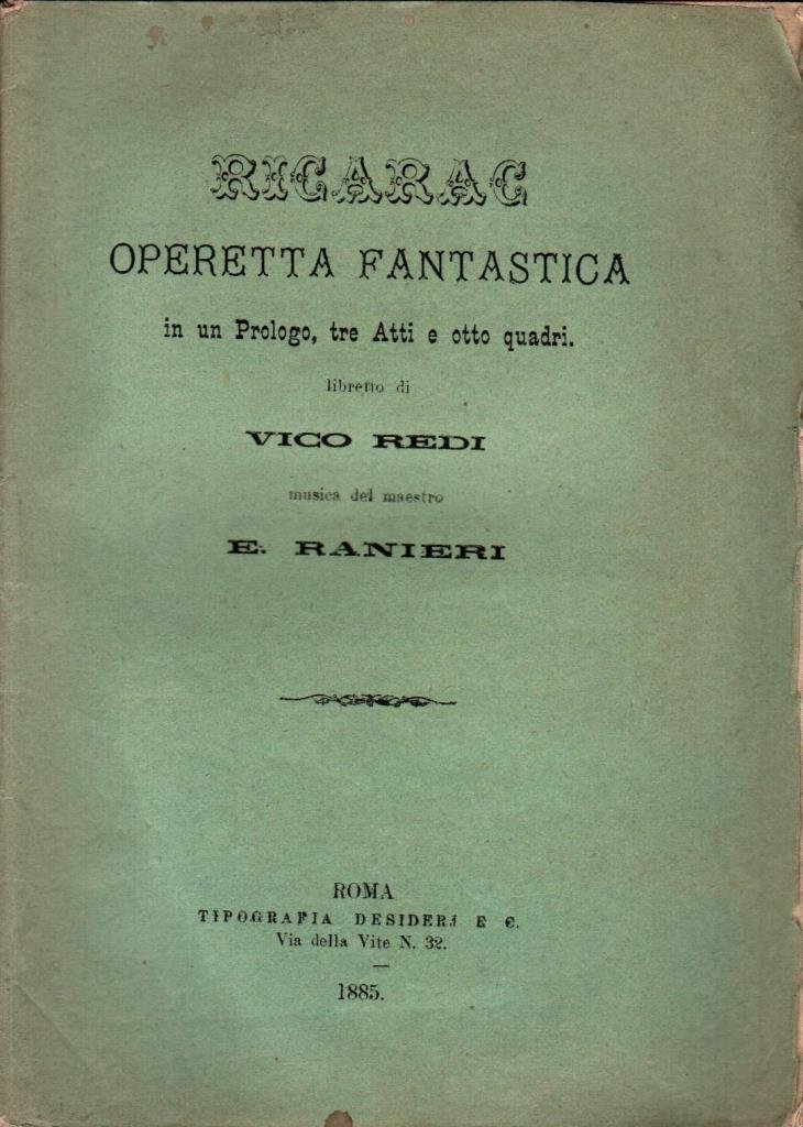 Ricarac operetta fantastica