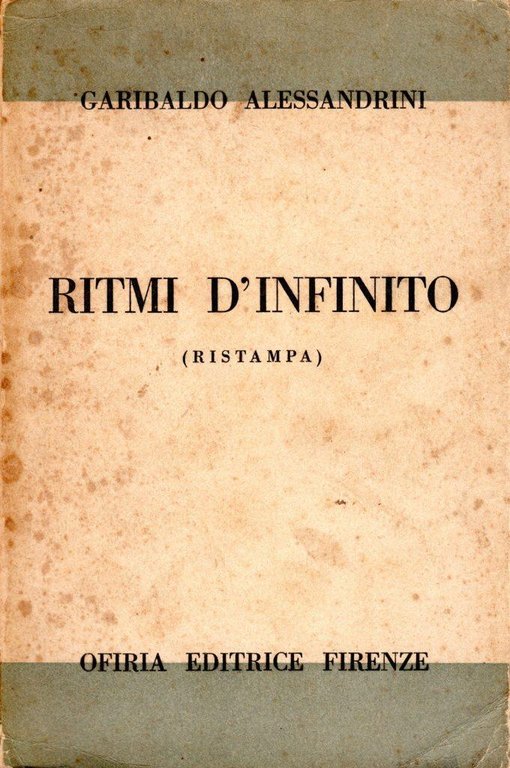 Ritmi d'infinito (dedica dell'autore)