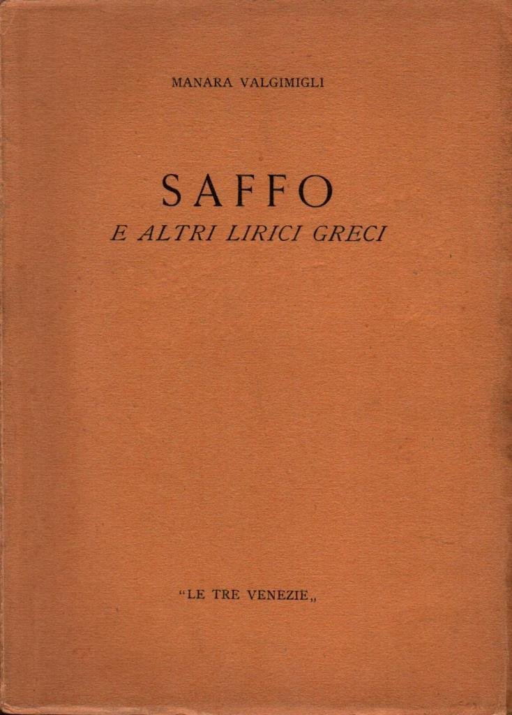 Saffo e altri lirici greci