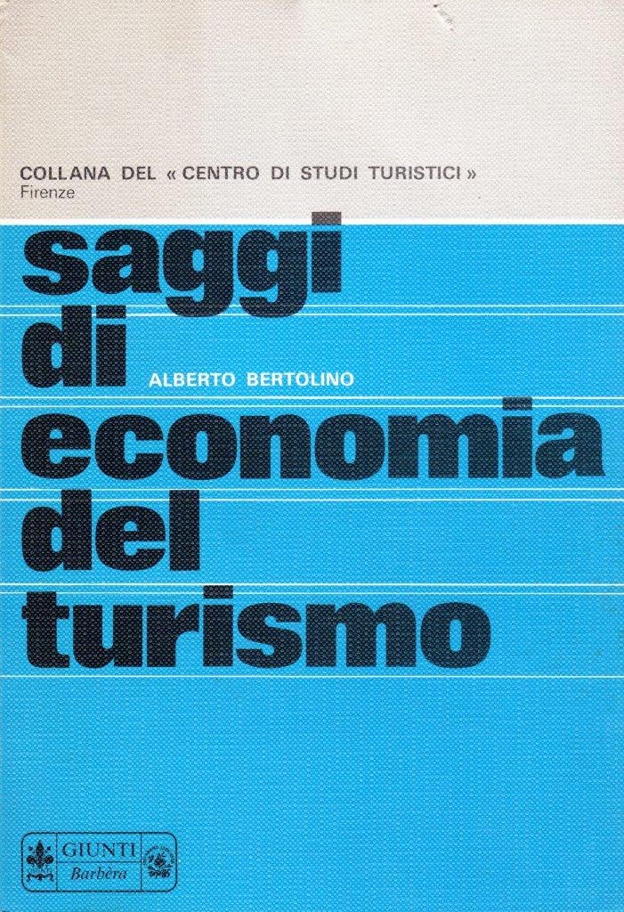 Saggi di economia del turismo
