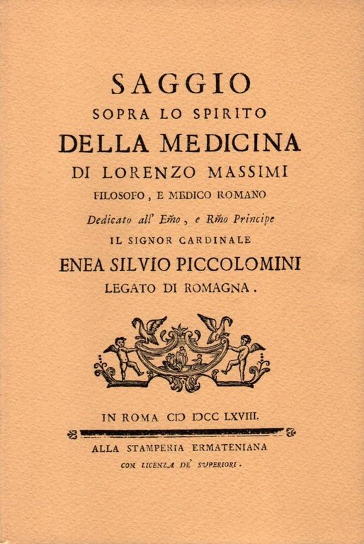 Saggio sopra lo spirito della medicina